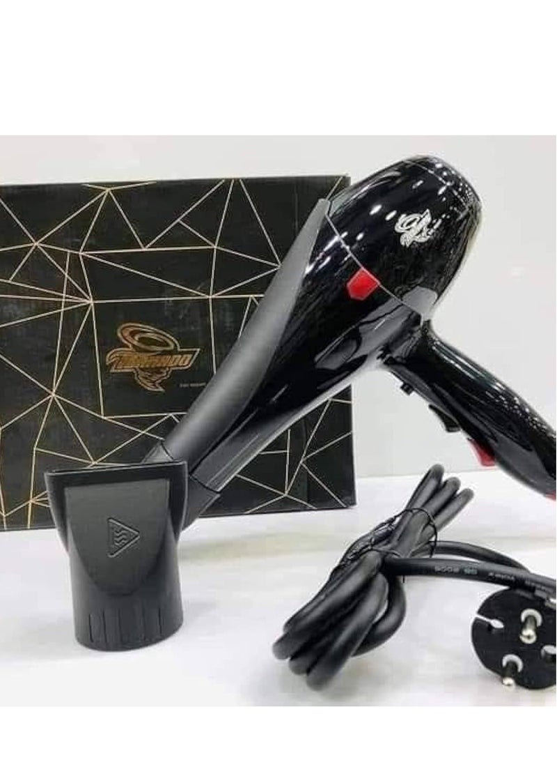 TORNADO Hair Dryer 3000 Watt Black - Image 1
