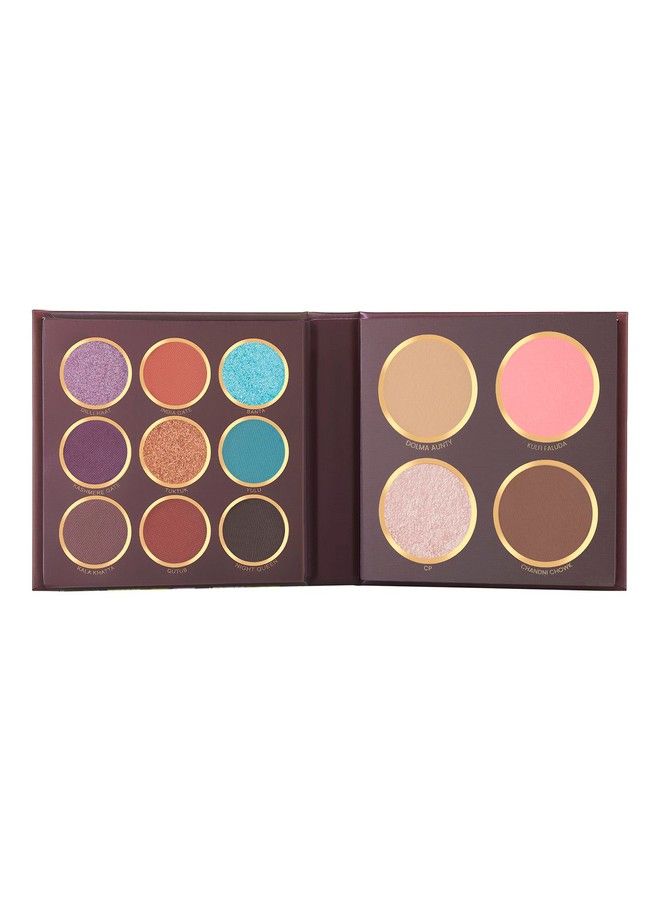 Mars The City Paradise Makeup Kit ; Highy Pigmented And Blendable ; 9 Eyeshadow Palette With Highlighter Blusher & Face Powder ; (16G) ; Delhi - Image 2