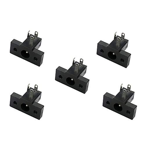 Electronicspices Electronic Spices 5 Pcs PCB Mount 3.5Mm 3 Pin DC Female Power Jack Connector Socket - Image 1