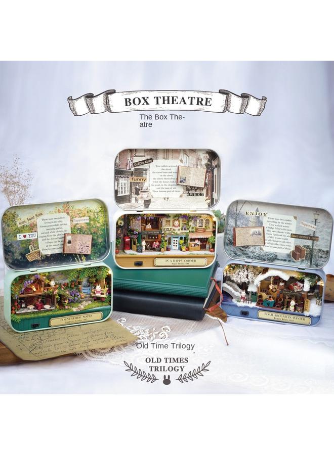 Bluejw Zhiqu House Diy Cabin Box Theater Handmade Small House Assembled Model Toys Birthday Gift For Girls - Image 4