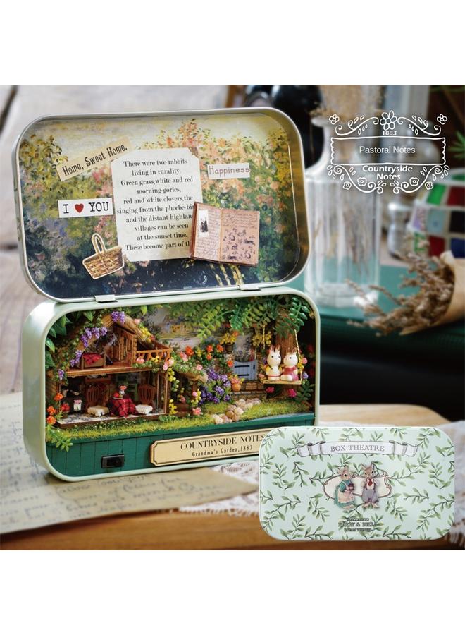 Bluejw Zhiqu House Diy Cabin Box Theater Handmade Small House Assembled Model Toys Birthday Gift For Girls - Image 1