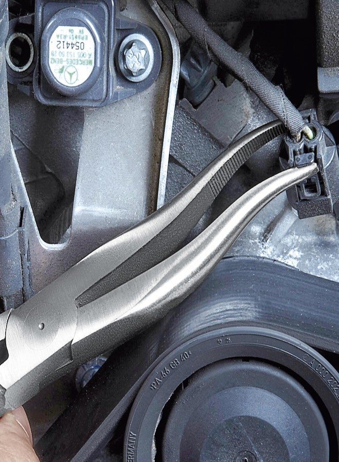 كنيبيكس كماشة KNIPEX ذات الأنف الطويل بدون شكل قطع S - Image 5