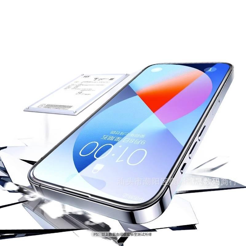 SK Glass Phone Case for iPhone 15 / 15 Plus / 15 Pro / 15 Pro Max with HD Clear and Full Screen Coverage plus Privacy Protection in Clear Crystal Tempered Film - Image 5
