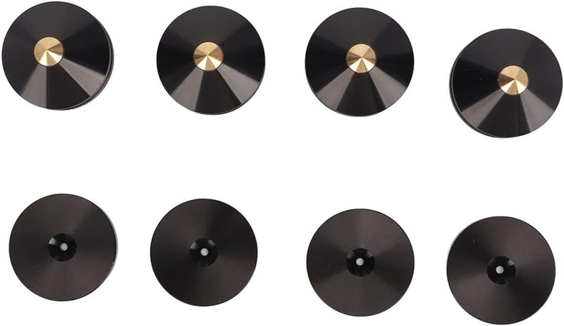 Anti Vibrations Foam Pads Feet, 4PCS Speaker Isolation Feet Pad for Turntable Subwoofer Speaker Amps (Black) - Image 3