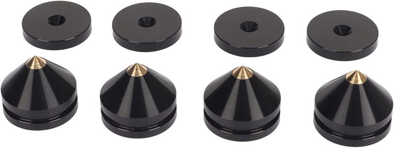 Anti Vibrations Foam Pads Feet, 4PCS Speaker Isolation Feet Pad for Turntable Subwoofer Speaker Amps (Black) - Image 2