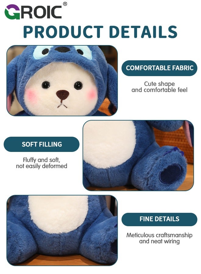GROIC Cute Bear Plush Toy,Plush doll Toy,Stuffed Animal Plushies Doll, Kawaii Soft Stuffed Pillow,Stuffed Toy,Stitch Plush Toy  - Image 3