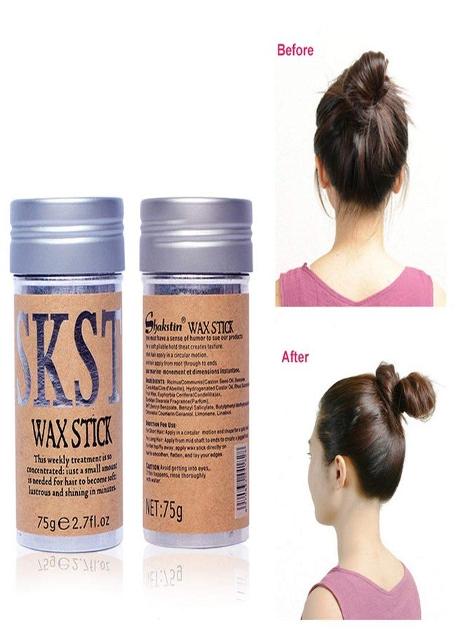 KlsyChry Hair Styling Wax Stick for Hair Slick Stick Hair Line Smooth Hair Pomade Gel Stick Non-greasy Styling Cream for Flyaways Edge Control & Frizz Hair - 2.7 Oz - Image 2