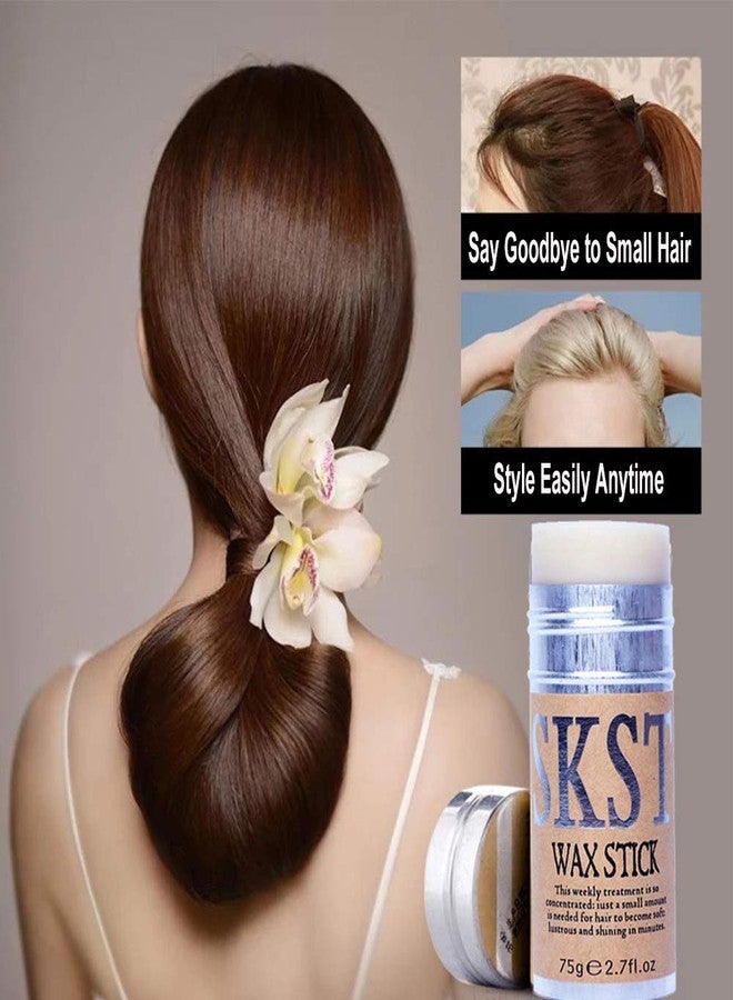 KlsyChry Hair Styling Wax Stick for Hair Slick Stick Hair Line Smooth Hair Pomade Gel Stick Non-greasy Styling Cream for Flyaways Edge Control & Frizz Hair - 2.7 Oz - Image 4