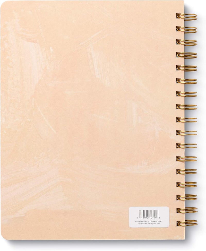 Compendium Spiral Notebook - Life Is Beautiful — A Designer Spiral Notebook with 192 Lined Pages, College Ruled, 7.0”W x 9.25”H - Image 3