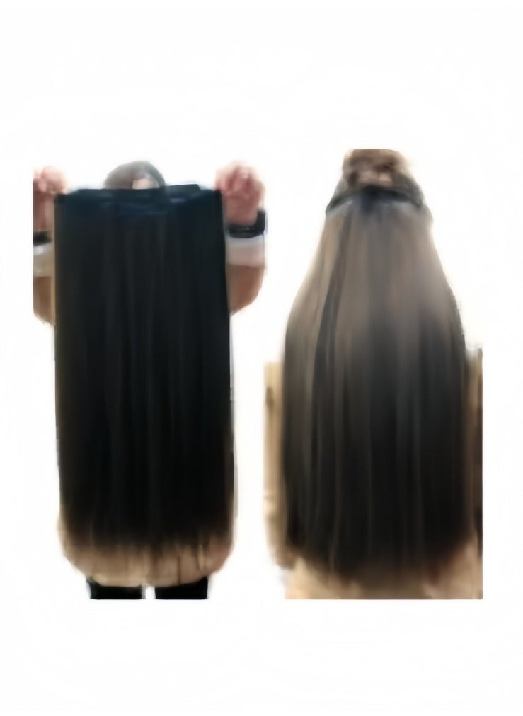 KUYING Clip On Hair Wig 