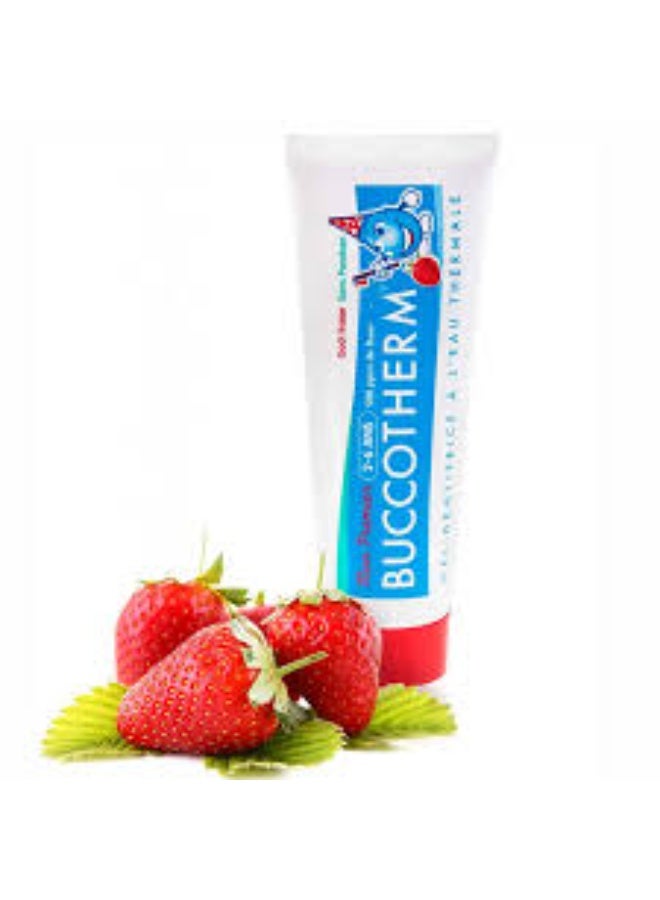 Buccotherm Kids Gel Toothpaste Strawberry 50ml - Image 2