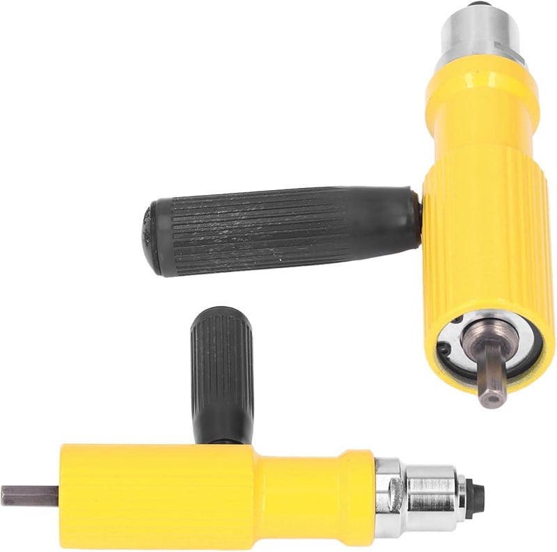 مجموعة محول مسدس برشام من سبائك الصلب للمثقاب الكهربائي مع مقبض مريح ومفتاح ربط - Image 5