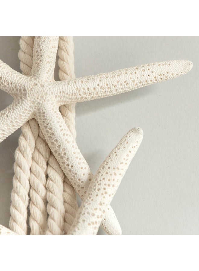 ZILucky 2 Pieces Natural Starfish Curtain Tiebacks Rope Drape Tie Band Drapery Holdbacks Room Décor - Image 5