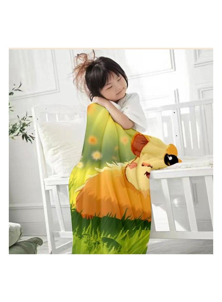 general Baby and children's cartoon flannel thin blanket (warm and comfortable, suitable for sleep, games) 70cm*100cm - 609 - Image 1