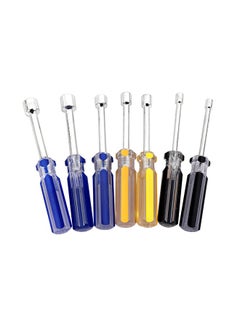 LAWAZIM Screwdriver Set-7 Piece- Durable Precision Hex Wrench & Nut Driver Tool Set with Nonslip Handles and Multi-Size Hex Driver (5mm-12mm) for Automotive, Assembly, DIY Repairs and Professional Use  - Image 2