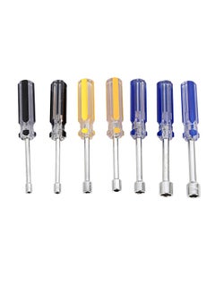 LAWAZIM Screwdriver Set-7 Piece- Durable Precision Hex Wrench & Nut Driver Tool Set with Nonslip Handles and Multi-Size Hex Driver (5mm-12mm) for Automotive, Assembly, DIY Repairs and Professional Use  - Image 3