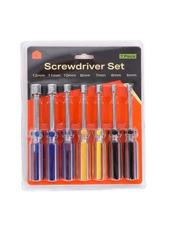 LAWAZIM Screwdriver Set-7 Piece- Durable Precision Hex Wrench & Nut Driver Tool Set with Nonslip Handles and Multi-Size Hex Driver (5mm-12mm) for Automotive, Assembly, DIY Repairs and Professional Use  - Image 5