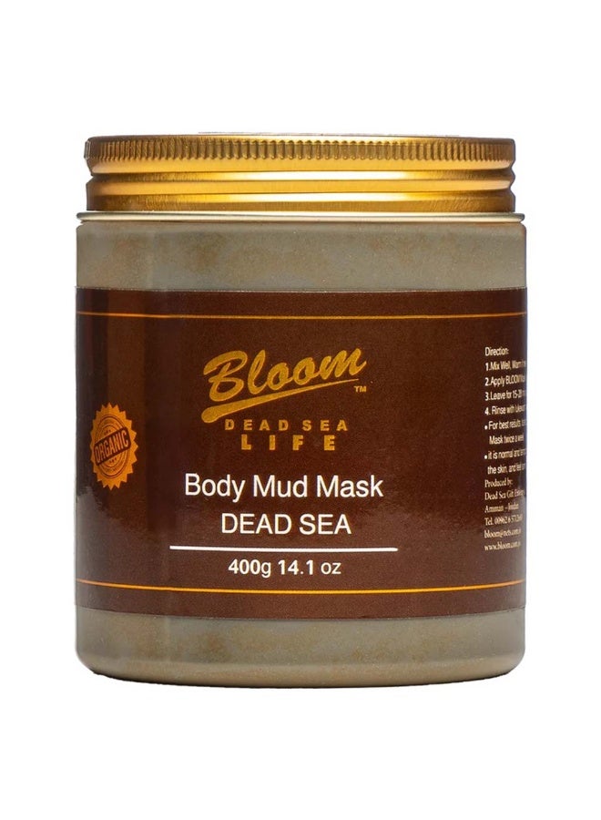 BLOOM Dead Sea Life Organic Body Mud Mask 400g