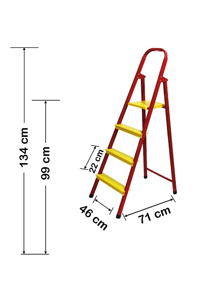 GOHAR - 4 Steps Multicolor Ladder - Image 1