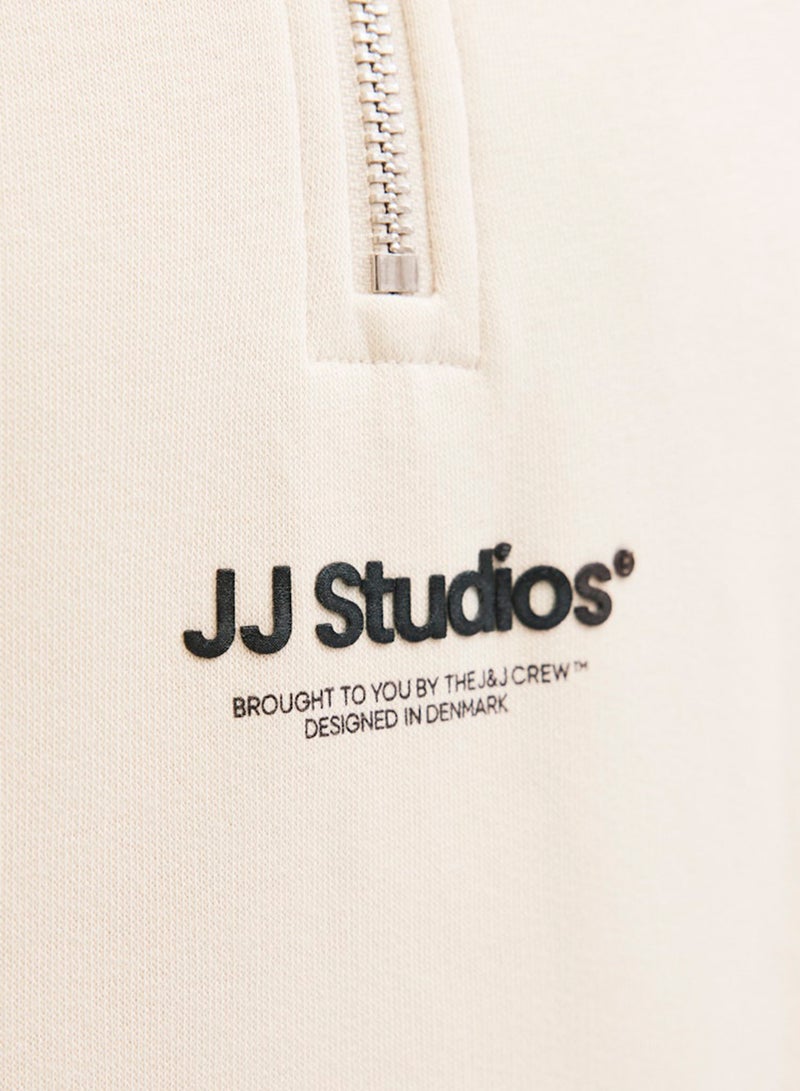 Jack & Jones Junior Kids Jjesoho Quarter Zip Sweatshirt - Image 5