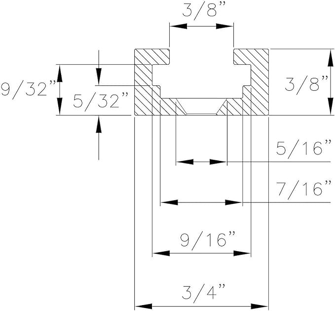 POWERTEC 71209 3" T-Track Intersection Kit with Predrilled Mounting Holes & Wood Screws, For Universal T track, T Track Accessories for Woodworking Jigs and Fixtures - Image 4