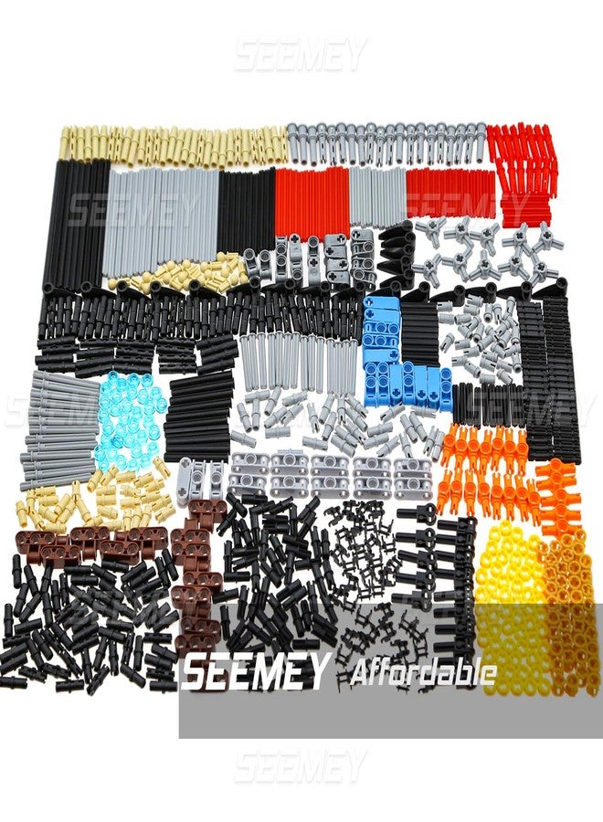 SEEMEY 884 Pieces Axle Chain Link Connectors Bricks Sets Compatible with Main Brand Technic-Parts - Image 3