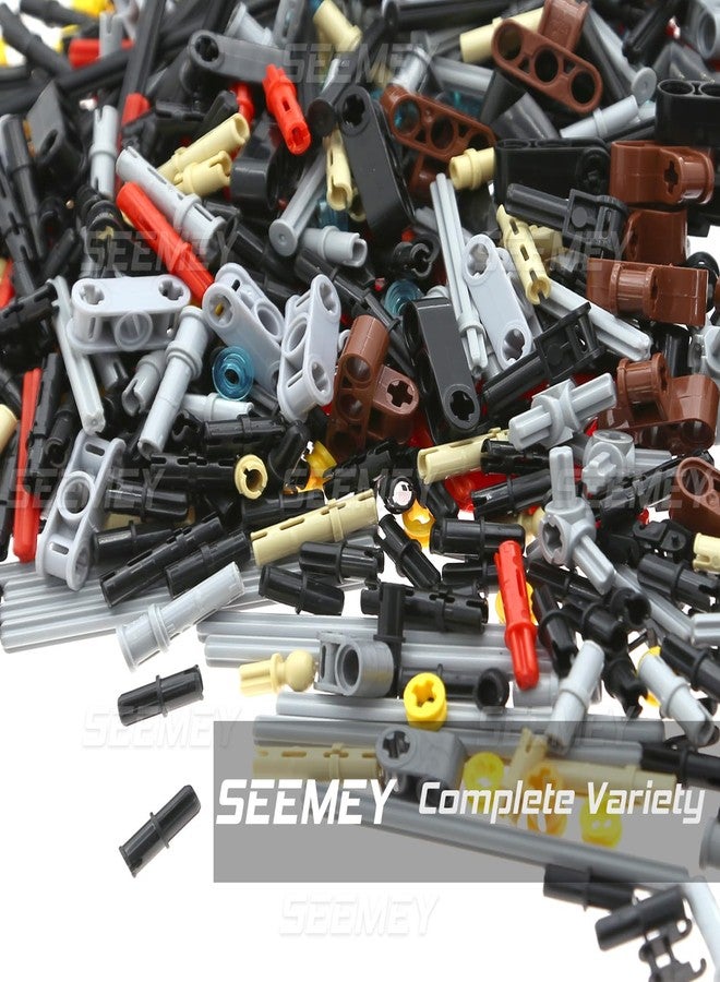 SEEMEY 884 Pieces Axle Chain Link Connectors Bricks Sets Compatible with Main Brand Technic-Parts - Image 5