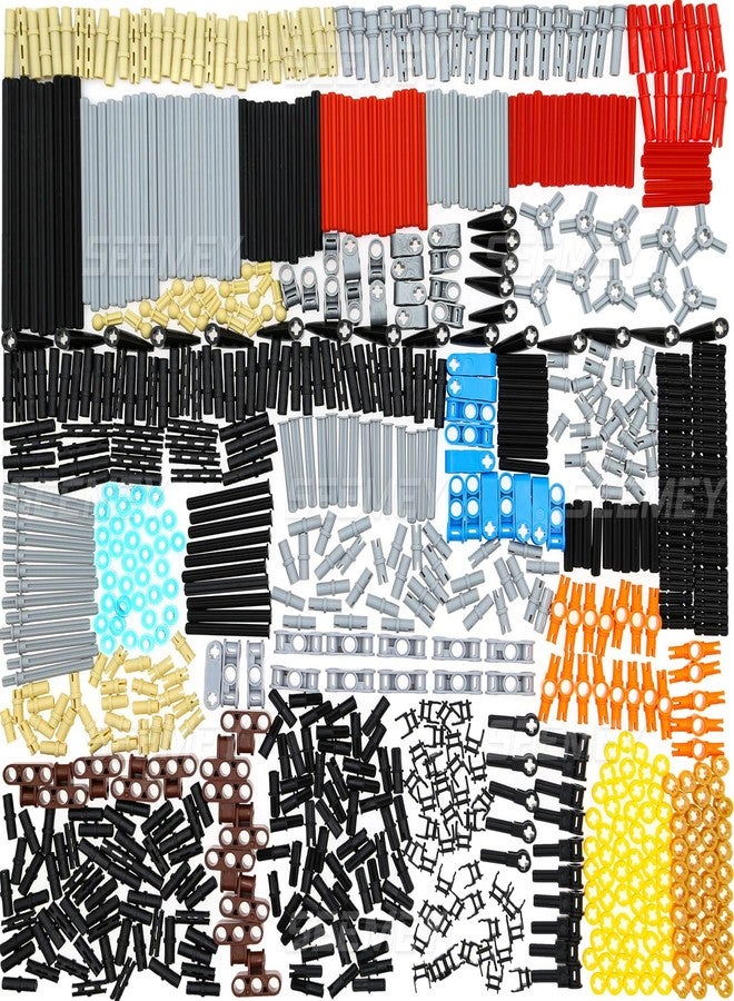SEEMEY 884 Pieces Axle Chain Link Connectors Bricks Sets Compatible with Main Brand Technic-Parts - Image 1