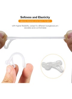 Ant 6 Pair Eyeglasses Ear Grips Sleeve, Anti Slip Silicone Eyeglasses Temple Tips Sleeve Retainer Sleeve, Soft and comfort Glasses Ear Sleeve Hooks  - Image 5