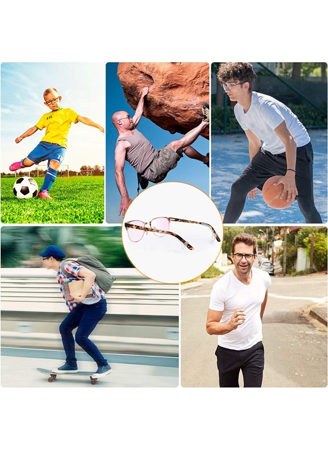 6 Pair Eyeglasses Ear Grips Sleeve, Anti Slip Silicone Eyeglasses Temple Tips Sleeve Retainer Sleeve, Soft and comfort Glasses Ear Sleeve Hooks
