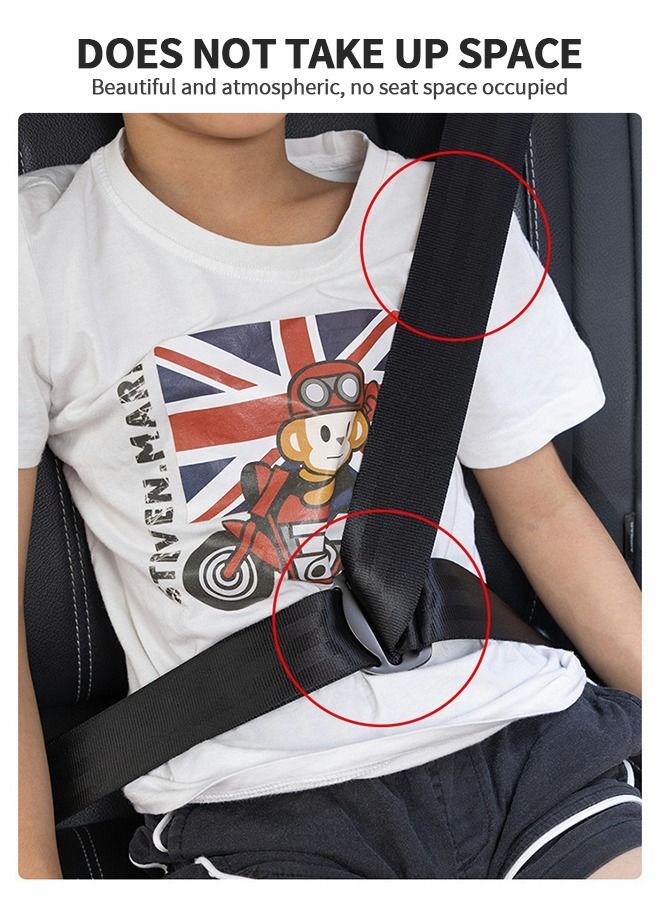 GROIC 2 PCS Seat Belt Clips, Adjusting Metal Locking Clip Universal All Auto Models, Car Accessories Clip, Improve Driving Comfort for Kids, Pregnant Women - Image 5