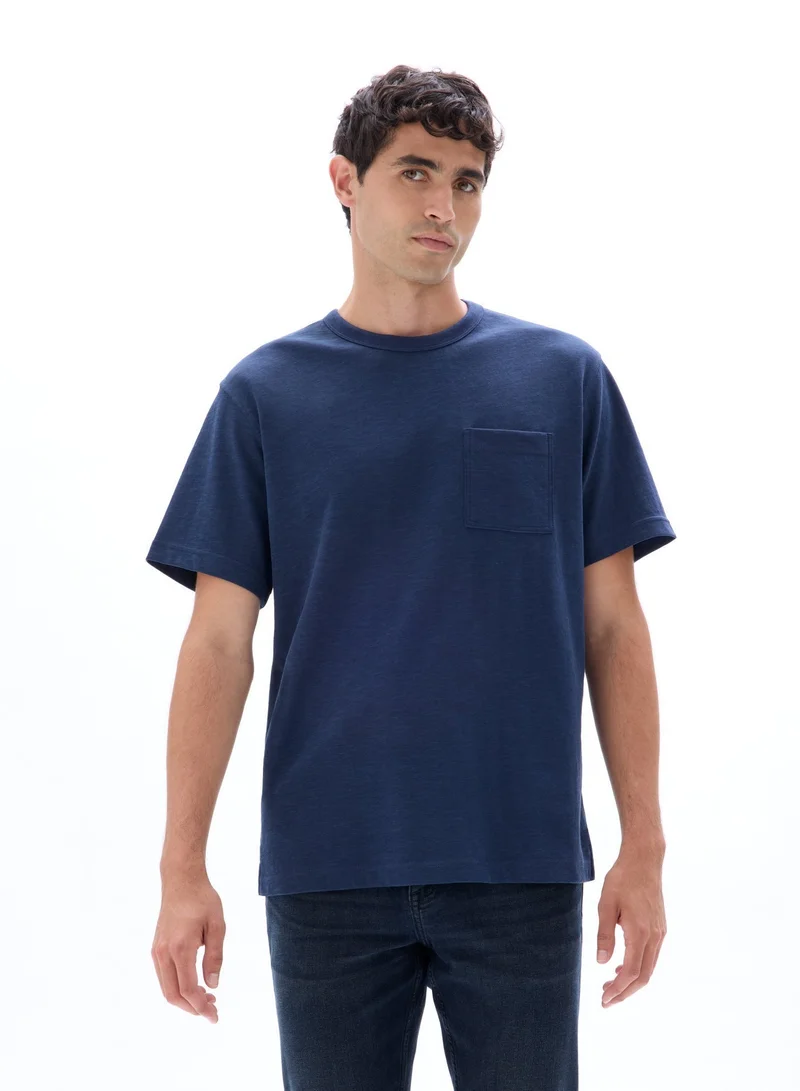 Celio Meslub Navy Short Sleeves Tshirt