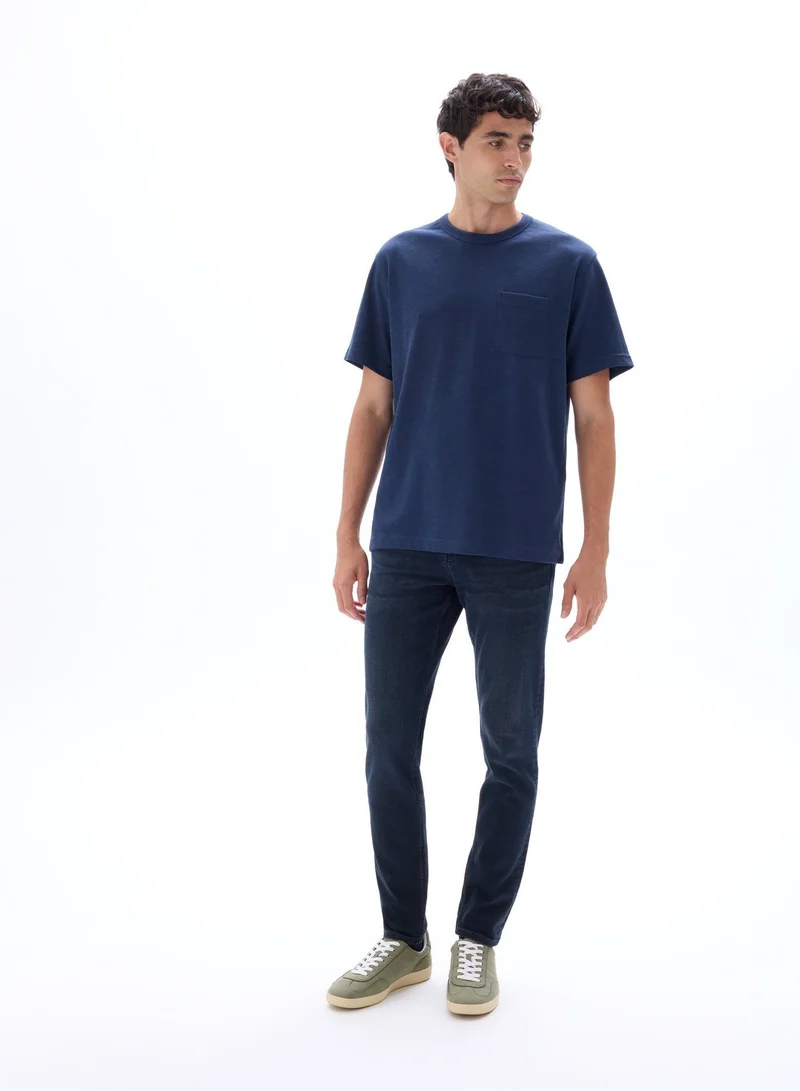 Celio Meslub Navy Short Sleeves Tshirt