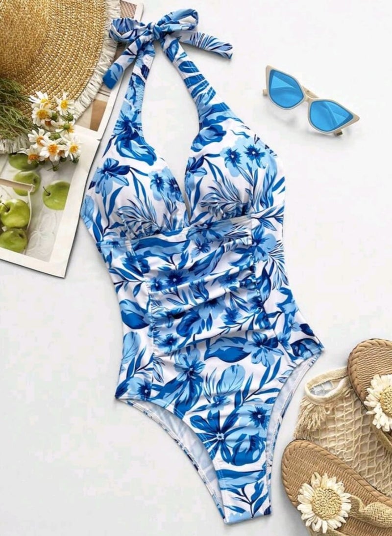 Shein SHEIN VCAY Women's Minimalist Fashion Casual One Piece Swimsuit  - Image 1