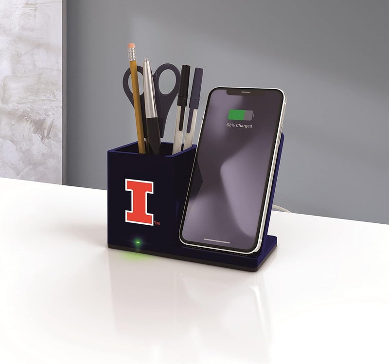 SOAR NCAA Unisex Cell Phone Wireless Charging Stand and Desktop Organizer - Image 3