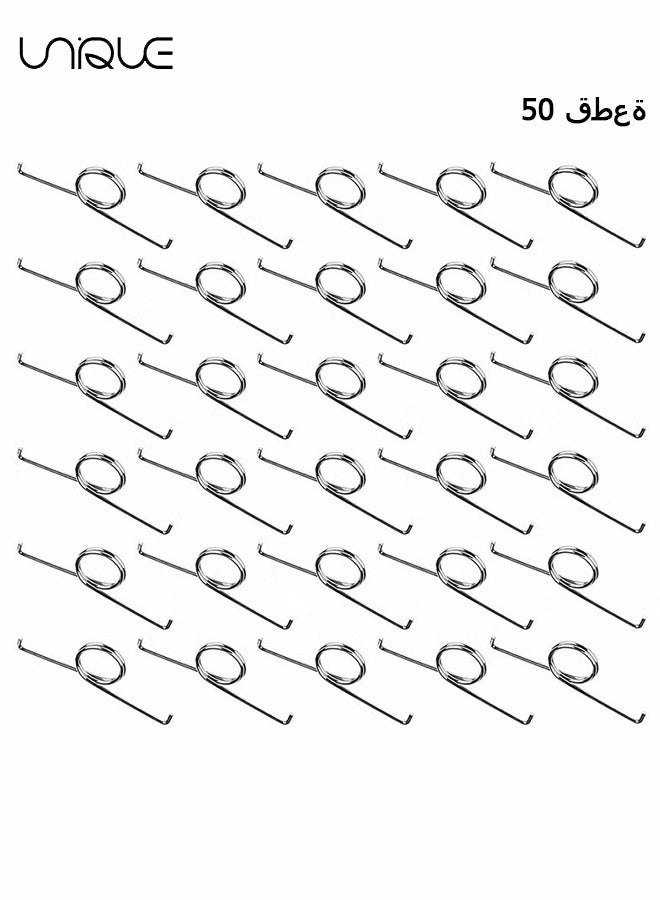 يونيك نوابض مفاتيح الزناد المعدنية لبلاي ستيشن L2 R2 أزرار الينابيع لاستبدال وحدة تحكم تجميع PS5 (50 قطعة) - Image 1