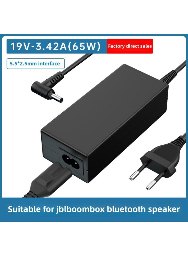 65W For JBL BOOMBOX Audio Adapter 19V3.42A Portable Wireless Bluetooth Speaker Power Cord-Color:19.5V-3.34A-Specification:65w