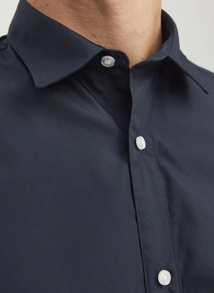 JACK & JONES  Essential Long Sleeve Button Down Shirt for Men | Best Price UAE
