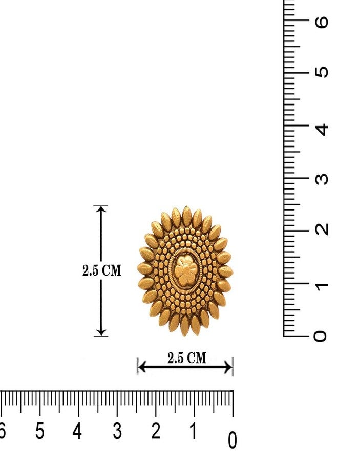 JFL - Jewellery for Less Gold Plated Floral design Adjustable Finger Ring for Women and Girls,Valentine - Image 4