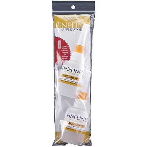 Fineline Applicators 2/Pack 18-Gauge Applicator Bottles, 1.25-Ounce (FL2023) - Image 1