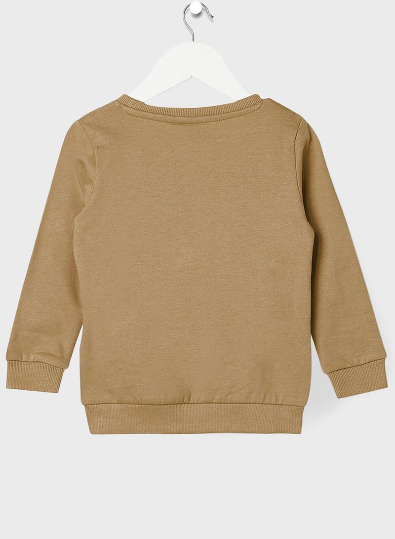 NAME IT Kids Glitter Long Sleeve Sweatshirt  - Image 2