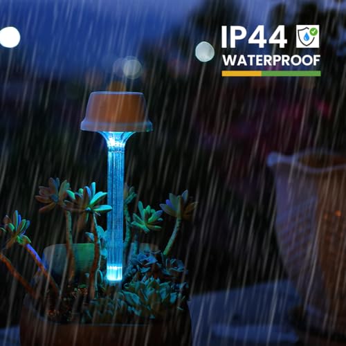 hardoll ABS Solar Lights Outdoor Waterproof with RGB Color Modes, Decorative Solar Light for Garden, Home & Pathway, Solar Decoration Lights for Lawn & Patio(Pack of 1) - Image 3