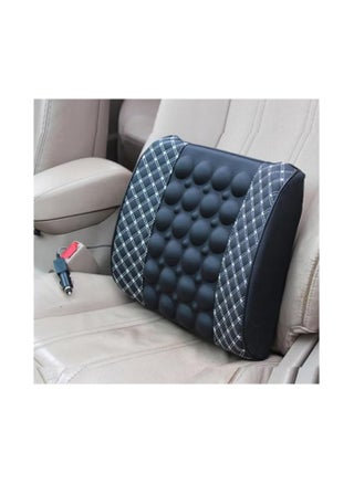 Electric Lumbar Massage Cushion – Memory Foam Back Support for Office Chair, Car, Home Use – Ergonomic Lower Back Pillow with White Line - pzsku/ZD66606B6B2154DBA4555Z/45/1747140568/faabe41d-0d46-4c7e-9646-d85ff83946c5