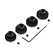 GTHELE 4pcs Mod 1 Pinion Gear 5mm Set Hardened 19T 20T 21T 22T M1 Pitch Gears RC Upgrade Part with Screwdriver - Image 3