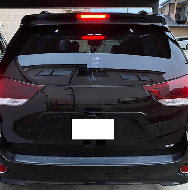 iJDMTOY Smoked Dark Lens 9-LED 3rd Brake Light Assy Compatible With Toyota 4Runner Highlander Prius Sienna etc., Rear Center Roof High Mount LED Third Brake w/Strobe Braking Feature - Image 2