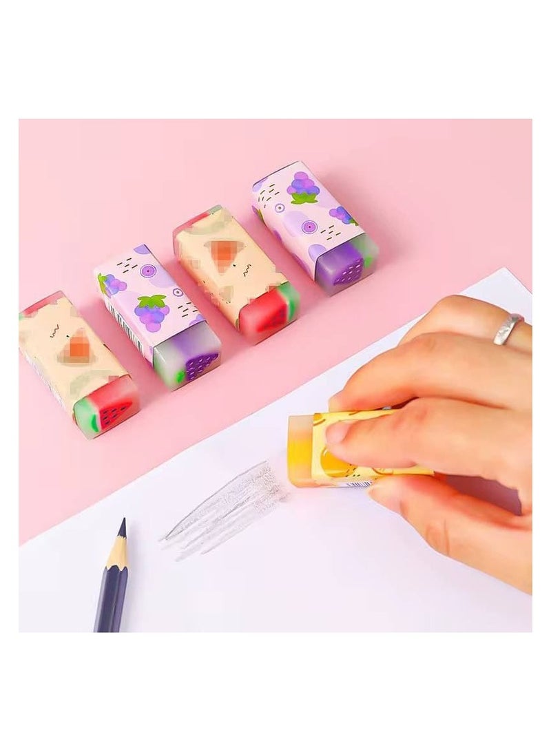 استيكة الشفافة بأشكال الفواكه الشكل المجسم العلبة : ٣٦ قطعة - Image 3