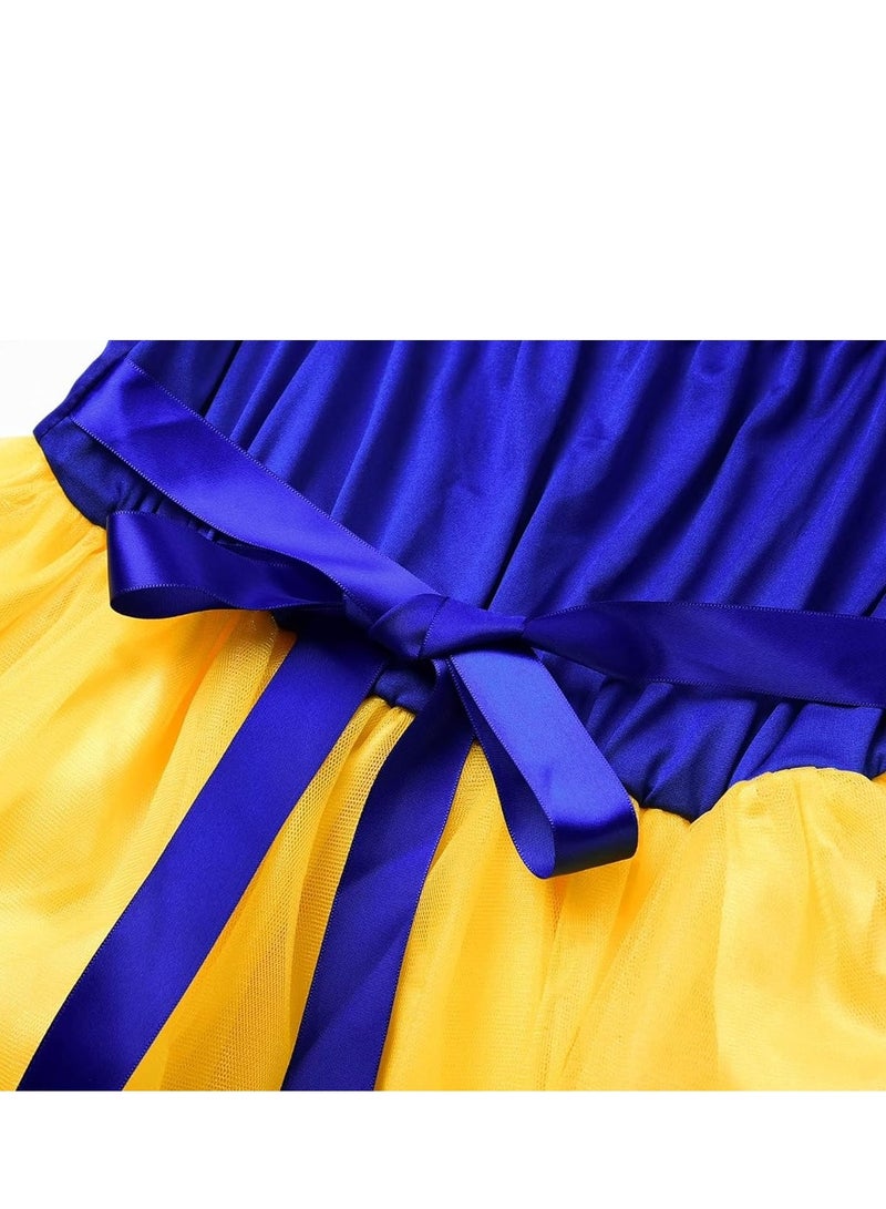 Excefore Girls Mermaid Costume Princess Dress Up with Accessories, 130cm - Image 5