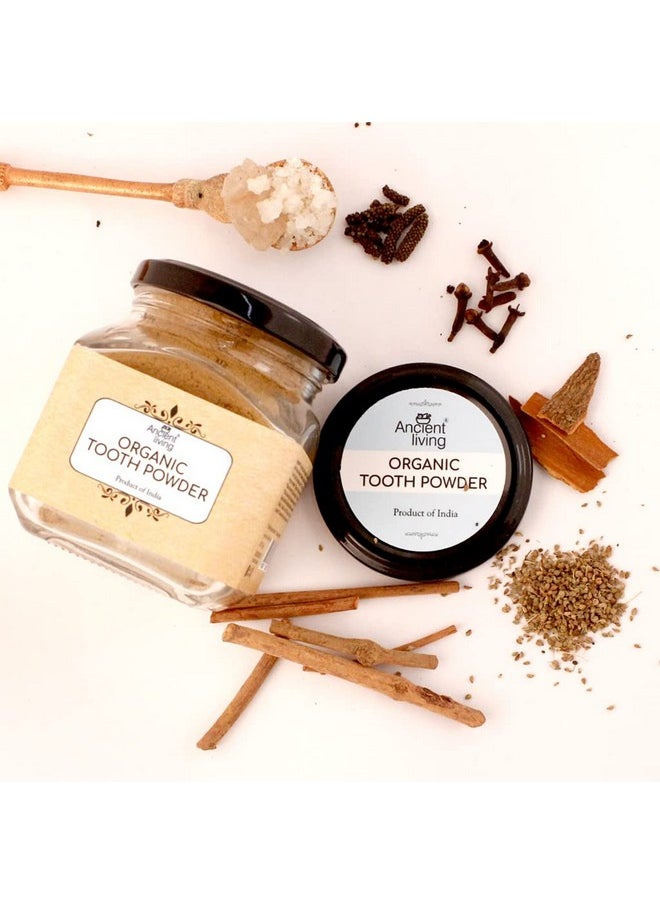 Ancient Living Organic Massage, Whitening, Fresh Breath Tooth Powder - 100 G  - Image 2