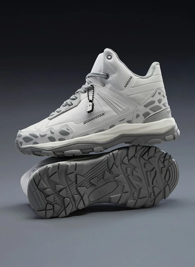The Souled Store  The Souled Store Men Colourblocked High Top Sneakers  | Best Price UAE