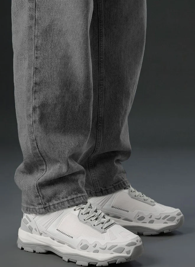 The Souled Store Men Colourblocked High Top Sneakers